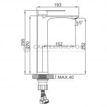 Смеситель для раковины Ledeme L1155-9