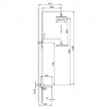 Душевая стойка Frap F2491-2