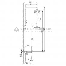 Душевая стойка Frap F2491-29