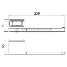 Держатель туалетной бумаги Gappo G30803-29