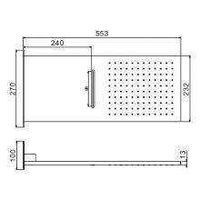 Верхний душ Raglo R452.01