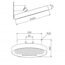 Верхний душ Raglo R452.02