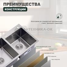 Мойка для кухни из нержавеющей стали Splenka S706.7843.05