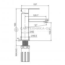 Смеситель для раковины Prohanss P30.10.09