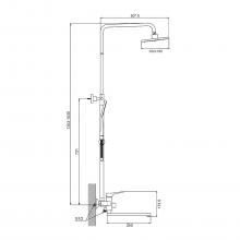 Душевая стойка Prohanss P62.24