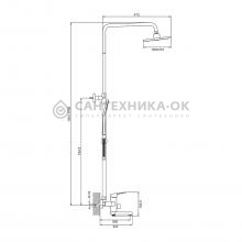 Душевая стойка Prohanss P60.24.09
