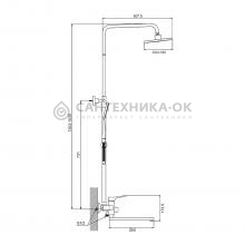 Душевая стойка Prohanss P62.24