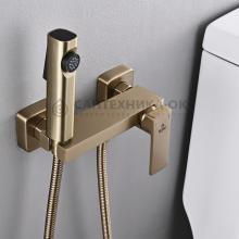 Смеситель с гигиеническим душем Rose R1805G-1