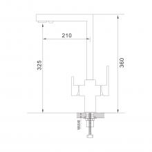 Смеситель для кухни Shevanik S148T