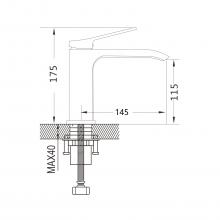 Смеситель для раковины Shevanik S4001C