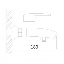 Смеситель для ванны Shevanik S5002T