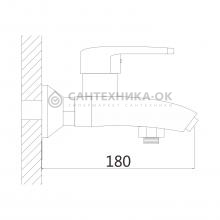 Смеситель для ванны Shevanik S5002T