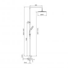 Душевая стойка Gappo G2499-30