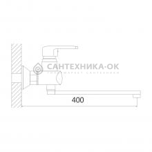Смеситель для ванны Shevanik S5072T