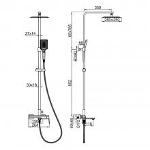 Душевая стойка Gerhans K19107B