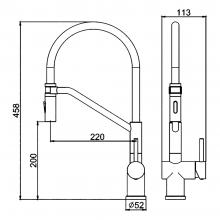 Смеситель для кухни Gerhans K14292Y-2