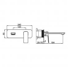 Смеситель для раковины Gerhans K11507B