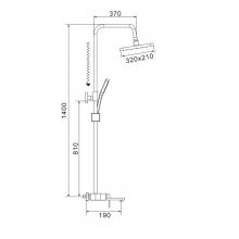 Душевая стойка Shevanik S6836H