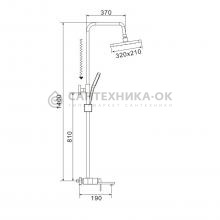 Душевая стойка Shevanik S6836T