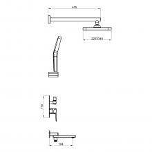 Душевой комплект Shevanik S9935
