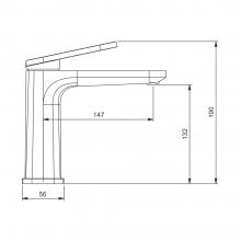 Смеситель для раковины Gappo G1027-9