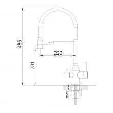 Смеситель для кухни Shevanik S378H