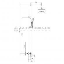Душевая стойка Gappo G2418-20