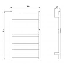 Полотенцесушитель электрический Raglo R350.06.03