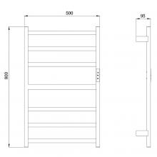 Полотенцесушитель электрический Raglo R350.06.09