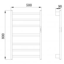 Полотенцесушитель электрический Raglo R350.07.09