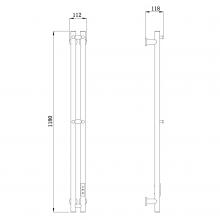 Полотенцесушитель электрический Raglo R350.11.09