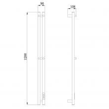 Полотенцесушитель электрический Raglo R350.12.03
