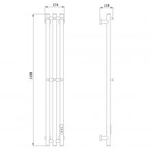 Полотенцесушитель электрический Raglo R350.16.03