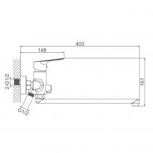 Смеситель для ванны Splenka S41.22
