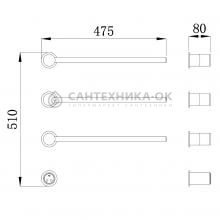 Полотенцесушитель электрический Raglo R350.51.09