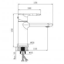 Смеситель для раковины Haiba HB10564