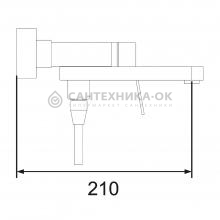 Смеситель для ванны Shevanik S4552