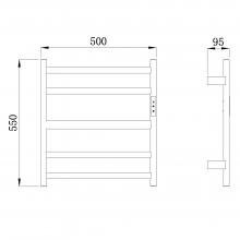 Электрический полотенцесушитель Raglo R350.01.33