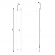 Электрический полотенцесушитель Raglo R350.11.33