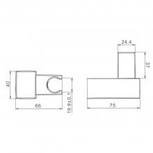 Держатель душевой лейки Raglo R470.40.03
