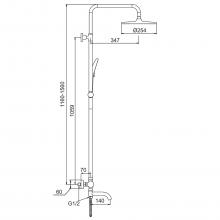 Душевая стойка Frap F24006