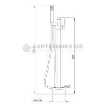 Смеситель для ванны Frap F3091-6