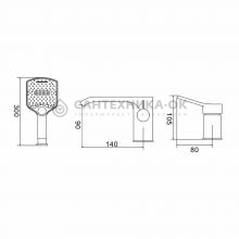 Смеситель для ванны Shevanik S4112T