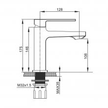 Смеситель для раковины Prohanss P65.10.03