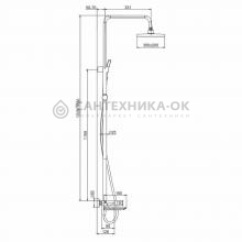 Душевая стойка Prohanss P101.24.09