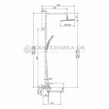 Душевая стойка Prohanss P30.241.09