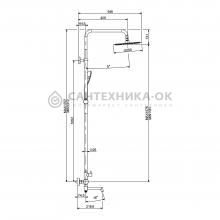 Душевая стойка Prohanss P36.24.03