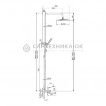 Душевая стойка Prohanss P66.24.09
