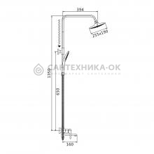 Душевая стойка Shevanik S6036F