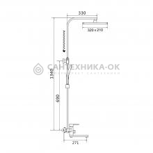 Душевая стойка Shevanik S7036T